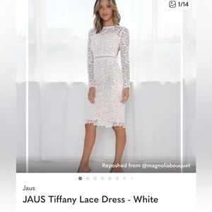 White Lace Women Dress